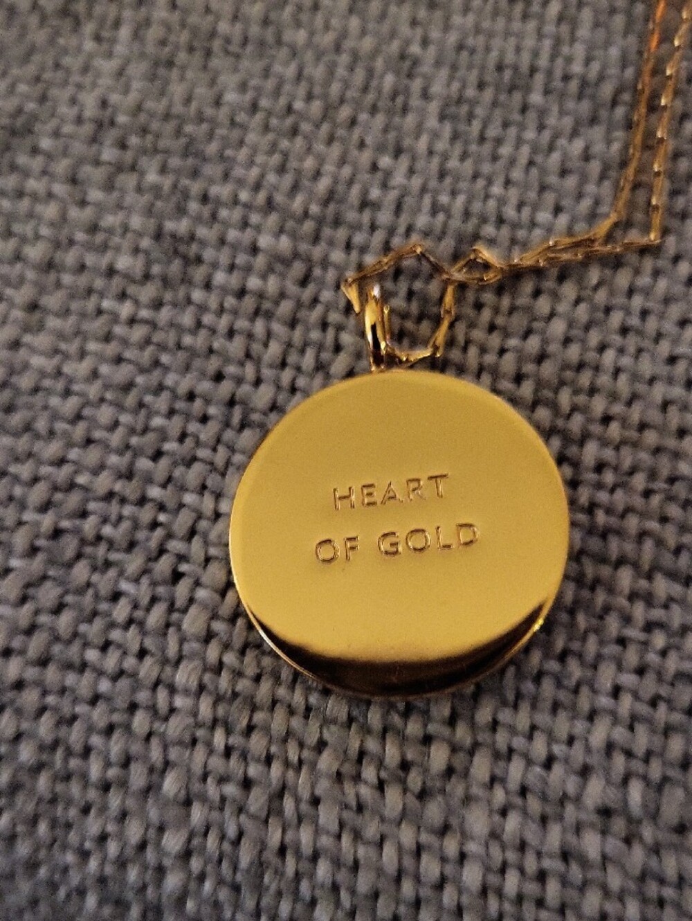 kate spade Gold-Tone "Heart of Gold" Necklace with Center Crystal - Picture 3 of 5